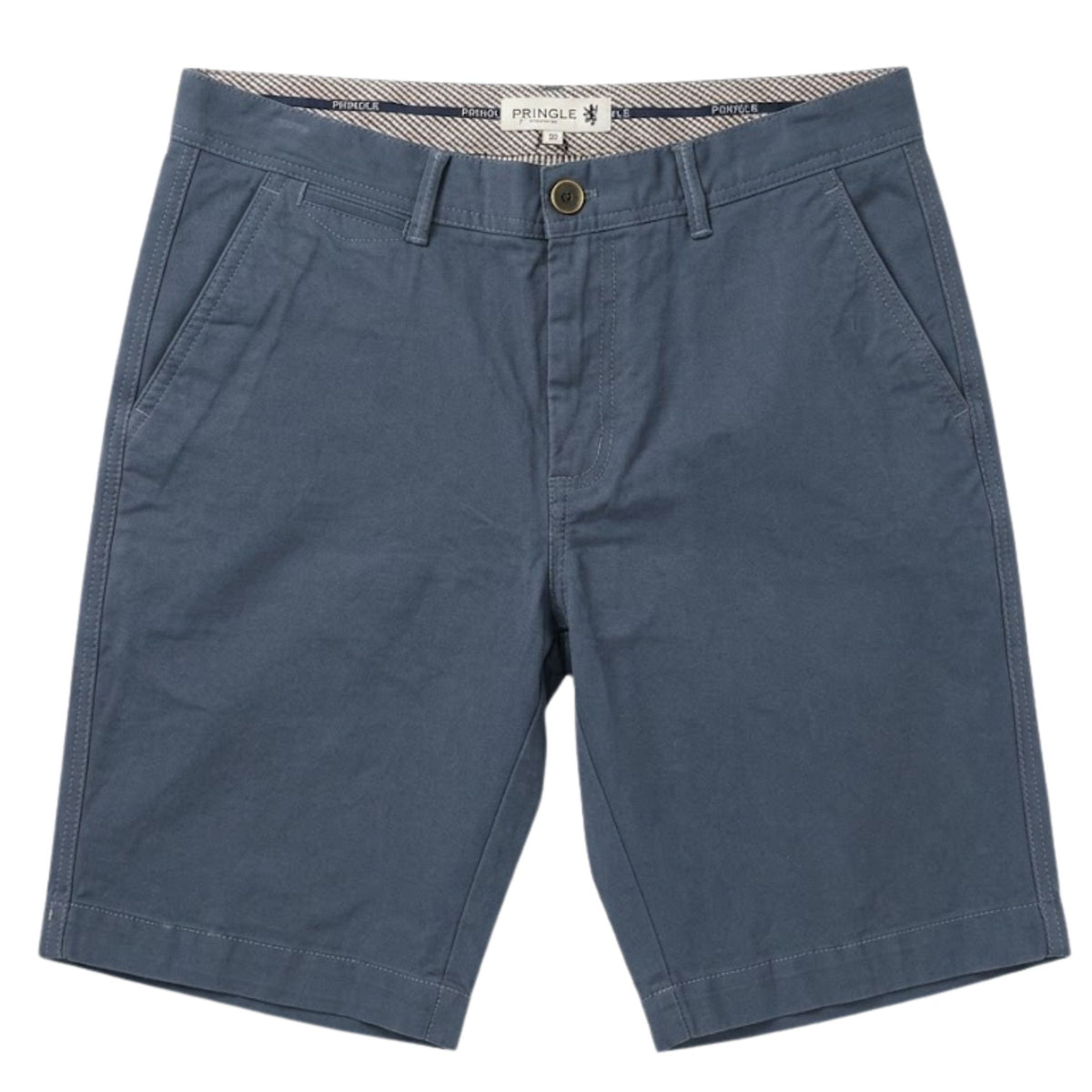 Pringle Mens Parker Chino Shorts In Mid Blue