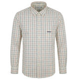 Pringle Mens Andries Long Sleeve Check Classic Shirt  In Cream