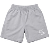 Nike Boys Woven Defense Badge Shorts In Grey