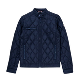 Ben Sherman Mens Quilted Bomber Jacket In Navy
