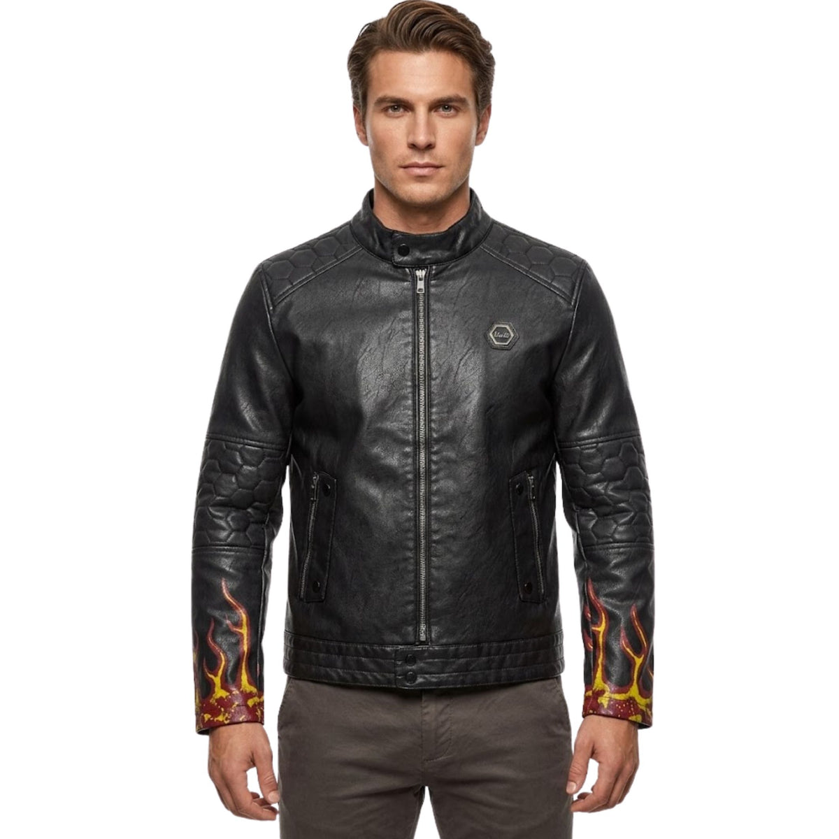 Vialli Mens Okada Jacket In Black