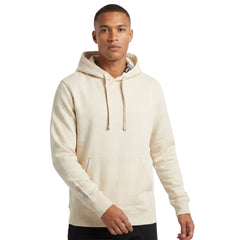 Jeep Mens Oversized Fleece Pullover Hoodie In Off White