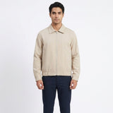 Antioch Mens Plain Jacket in Stone