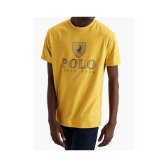 Polo Men Logo Shield Ss Tee Mustard