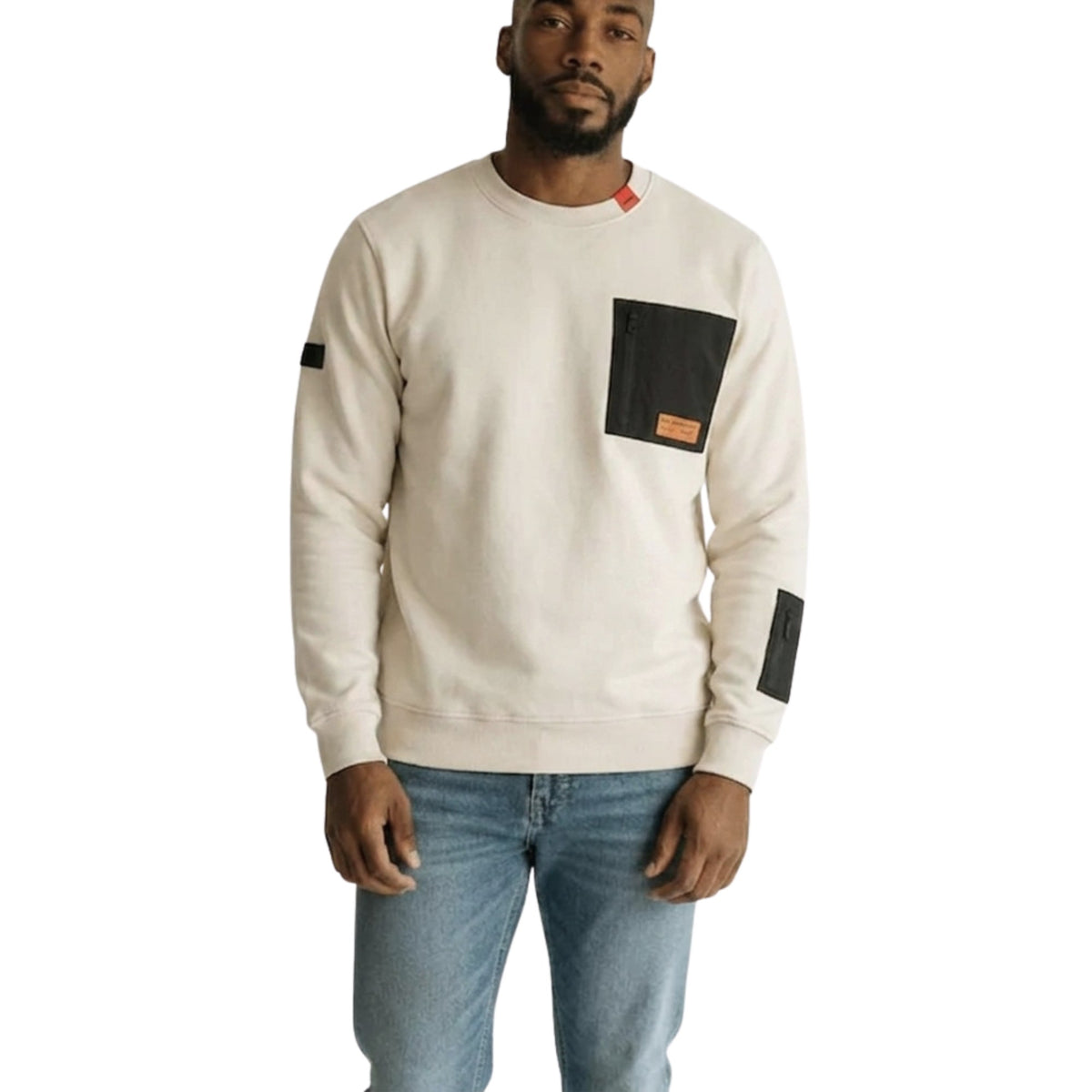 Enrico Coveri Mens Sweatshirt 38 in Cream