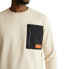 Enrico Coveri Mens Sweatshirt 38 in Cream