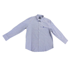 Polo Mens Geo Print Shirt In Blue