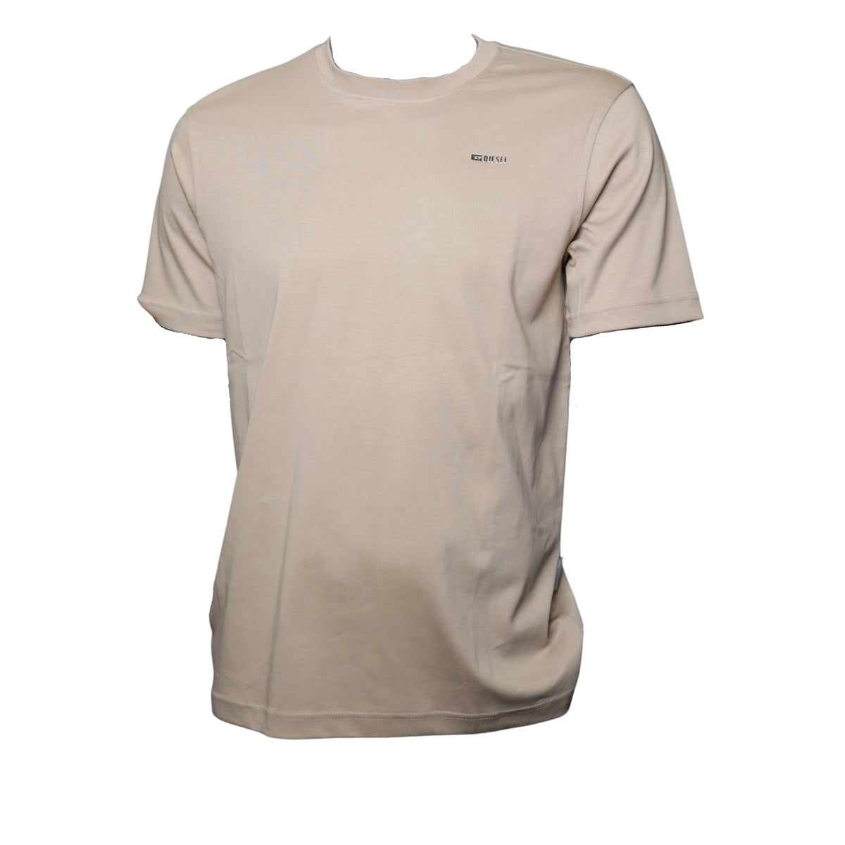 Diesel Mens Adjust Regular T-Shirts In Tan