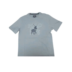Printed Polo T-Shirt For Men In Blue