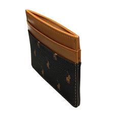 Polo Iconic Small Card Holder In Brown