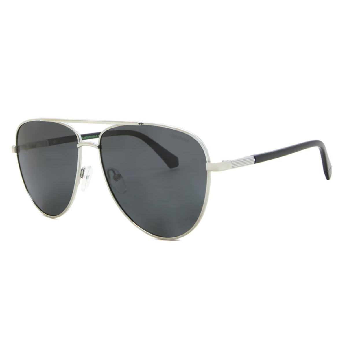 Polaroid Palladium Sunglasses For Men In Silver