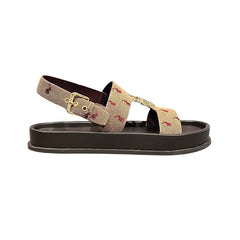 Polo Womens Moulded Trim Sandals In Burgundy