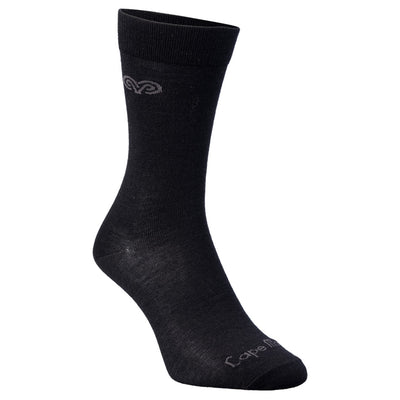 Cape Mohair Urban Exec Sock Plain Black