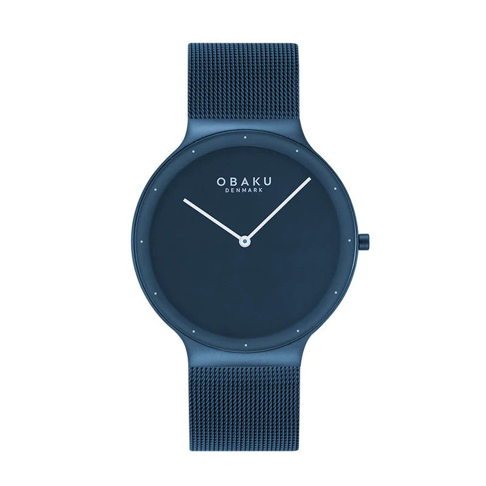 Obaku Ladies Net Lille Marine Watch In Navy
