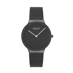 Obaku Ladies Charcoal Net Lille