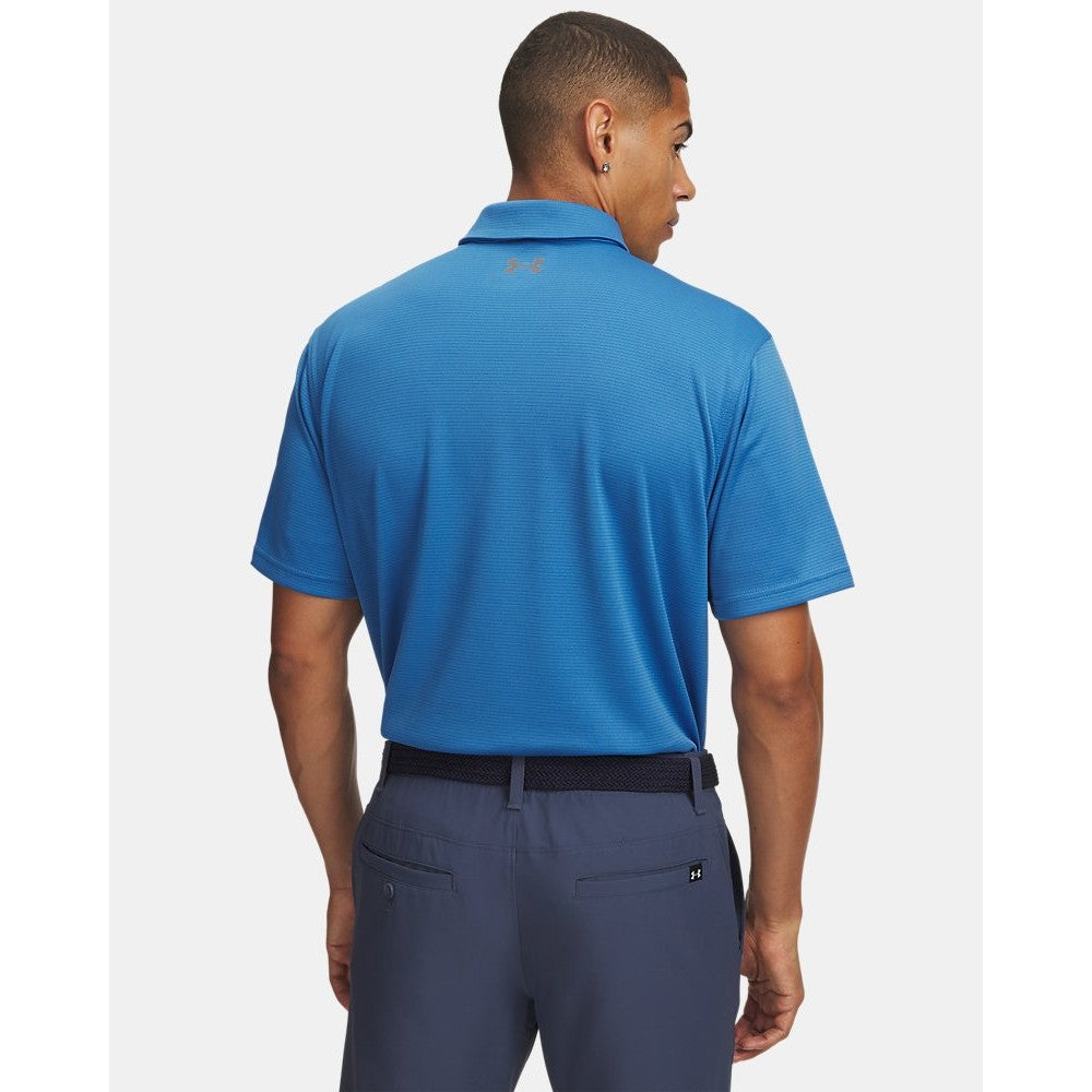 Under Armour Mens Tech™ Polo In Aegean Blue/Graphite