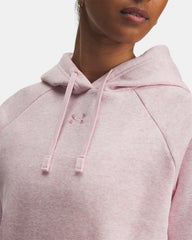 Under Armour Rival Fleece Hoodie Prime Pink Light Heather