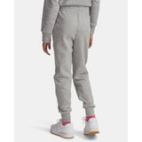 Under Armour Girls Youth Rival Fleece Jogger In Grey