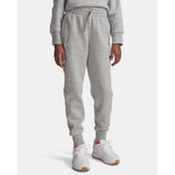 Under Armour Girls Youth Rival Fleece Jogger In Grey