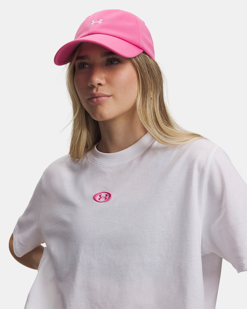 Under Armour Womens Blitzing Low Adj Cap In Pink