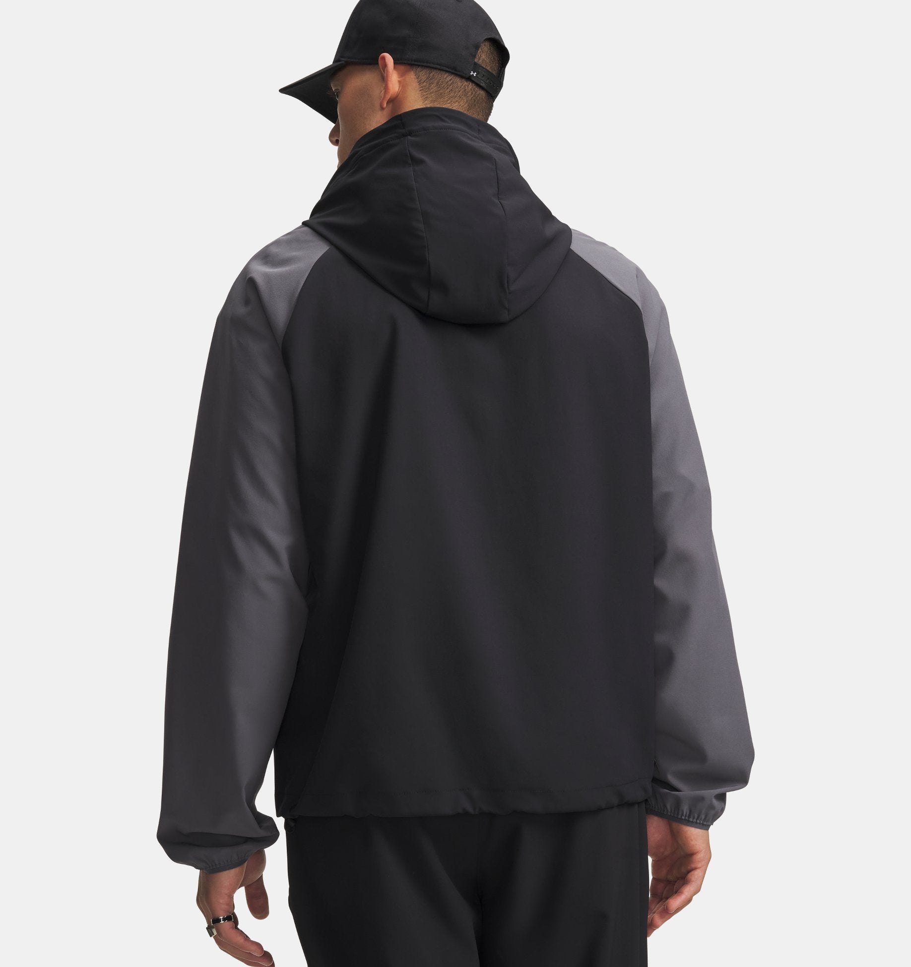 Under Armour Men Vibe Woven Anorak Castlerock/Black/White
