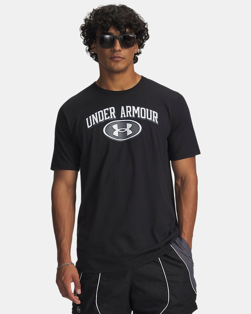 Under Armour Woodmark Locker Tag Short Sleeve In Black