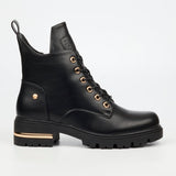 Miss Black Ladies Vadar 4 Boots In Black