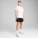 Puma Mens Run Velocity Short Sleeves T-Shirt In Puma White