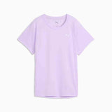 Puma Womens Run Velocity Short Sleeves T-Shirt In Light Lavender