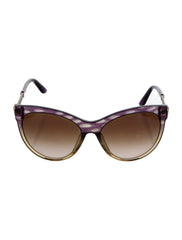 Versace Gradient Catlook Frame Sunglasses For Women In Purple