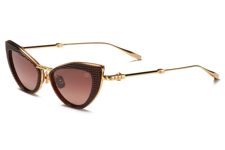 Valentino Rose Gold Sunglasses 102C 50