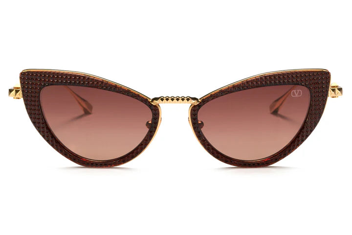 Valentino Rose Gold Sunglasses 102C 50