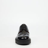 Mazerata Mens Vinchey 67 Faux Patent Shoes In Black
