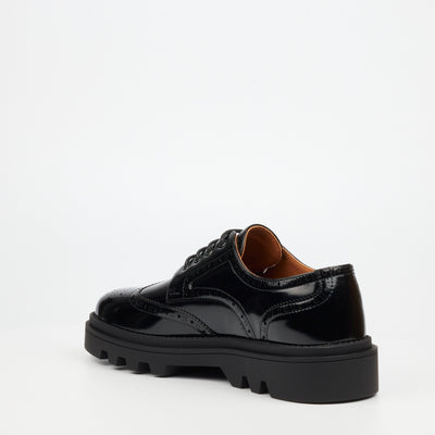 Mazerata Mens Vinchey 67 Faux Patent Shoes In Black