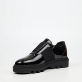 Mazerata Mens Vinchey 82 Faux Patent Shoes In Black