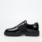 Mazerata Mens Vinchey 82 Faux Patent Shoes In Black