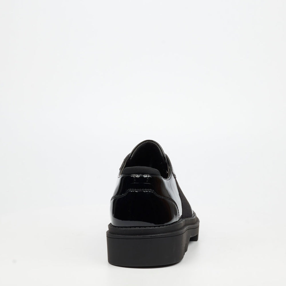 Mazerata Mens Vinchey 82 Faux Patent Shoes In Black