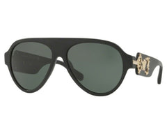 Versace Sand Aviator Sunglasses For Unisex In Matte Black