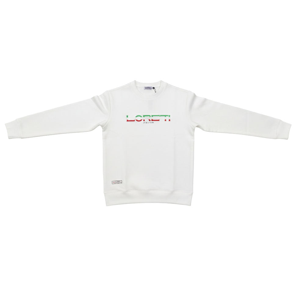 Loreti Mens Vive Sweatshirt In White