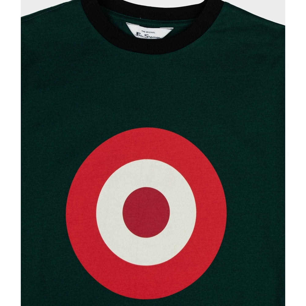 Ben Sherman Mens Target T-Shirt In Moss Agate