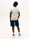Tommy Hilfiger Boys Script Flag Print In Sage