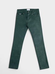 Ben Sherman Mens Wax Coated Jeans In Armay Green