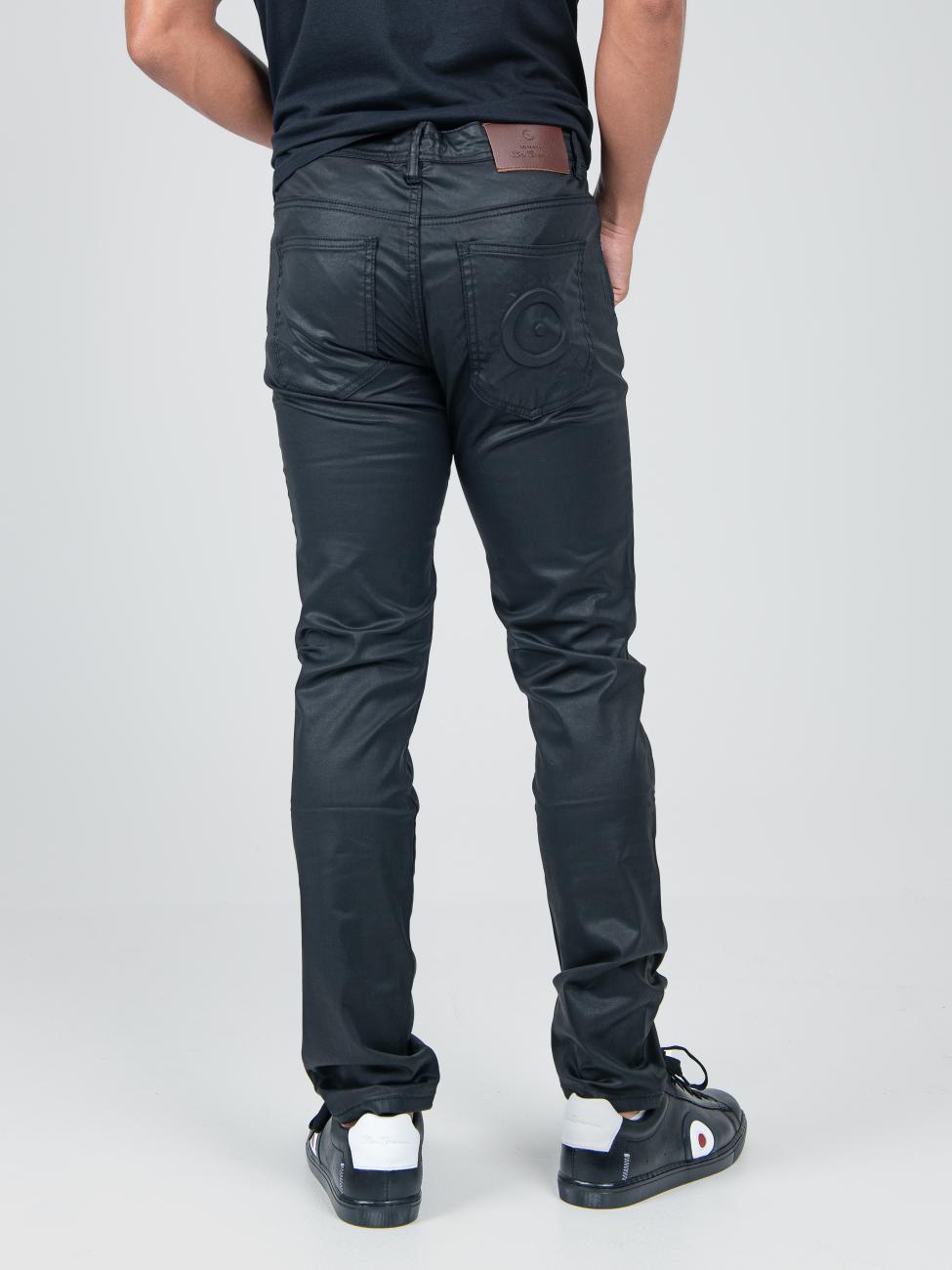 Ben Sherman Wax Coated Jeans Denim Black
