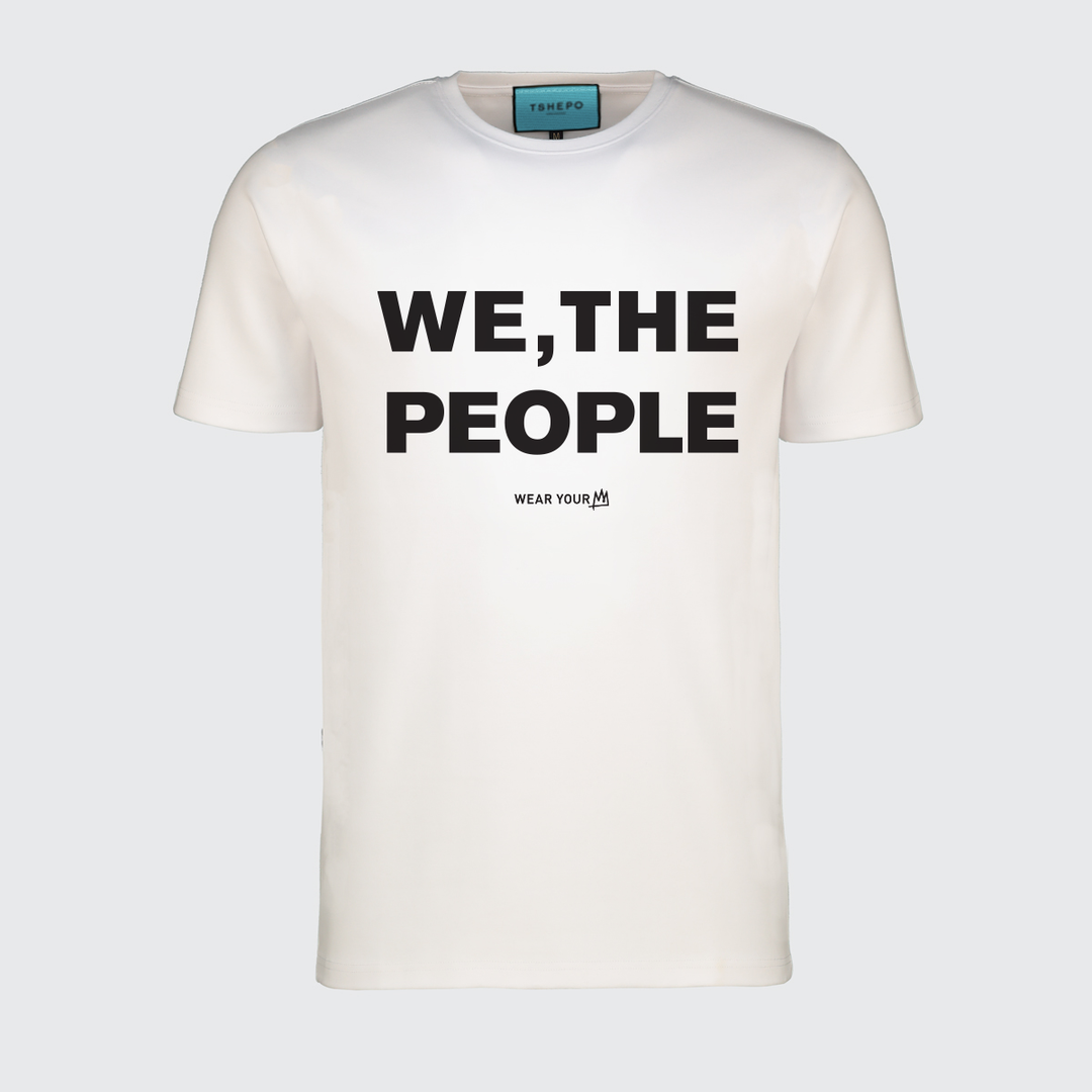 Tshepo Jeans Unisex We The People T-Shirts In White