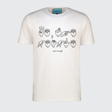 Tshepo Sign Language T-Shirt White