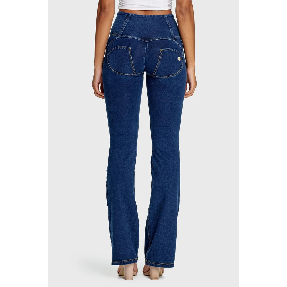 Freddy Ladies High Waist Cropped Skinny Jeans In Blue