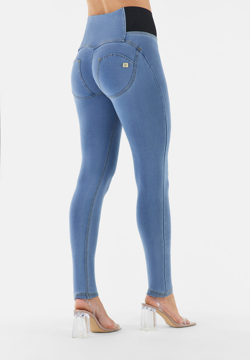 Freddy Womens Wrup High Waist Jeans In Light Blue