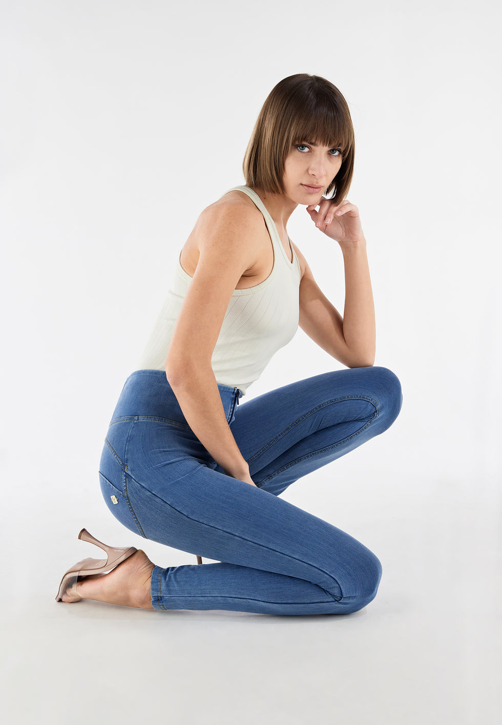 Freddy Wrup1Hs275 Soft Tencel Denim Blue J4Y Blue