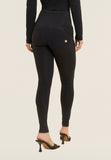 Freddy Womens High Rise With Button J7N Jeans In Black