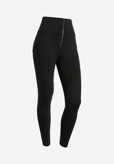 Freddy Wrup2Hhf332 High Waist Trouser With Ribbed Black